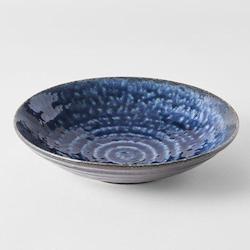 Midnight Blue Shallow Bowl