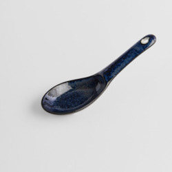 Kitchenware: Indigo Blue Small Ceramic Spoon