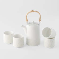 Green Bamboo Tea Set