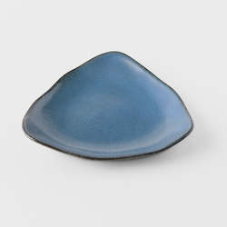 Dusk Blue Triangle Plate