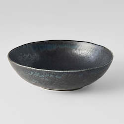 BB Black Medium Oval Bowl