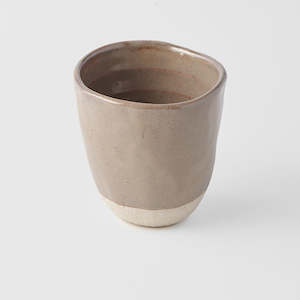 Grey Lopsided Large Mug