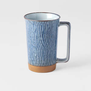 Wavy Line Large Coffee Mug