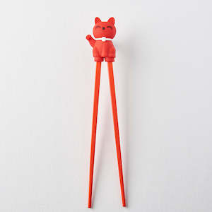 Red Lucky Cat Chopsticks