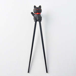 Black Lucky Cat Chopsticks