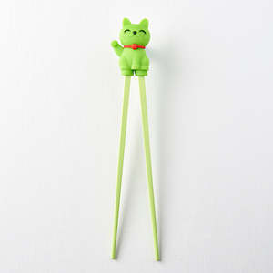 Green Lucky Cat Chopsticks