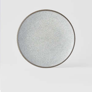 Crazed Grey Dinner Plate