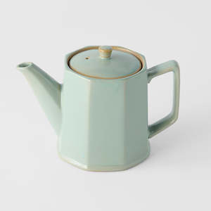 Teal Octagonal Teapot