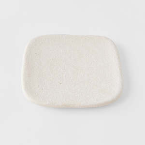 Kitchenware: Shell White Medium Square Slab