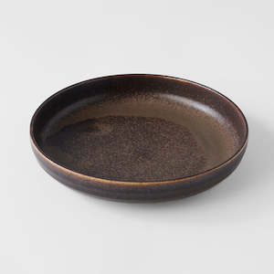 Kitchenware: Mocha High Rim Plate