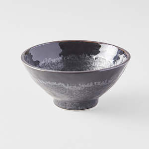 Matte & Shiny Black Medium Bowl