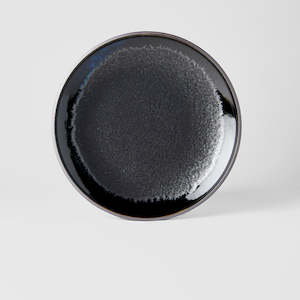 Matte & Shiny Black Dinner Plate