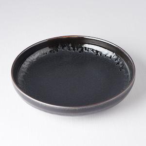 Kitchenware: Matte & Shiny Black High Rim Plate