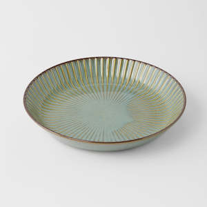 Kitchenware: Sendan Green High Rim Plate