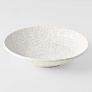 White Star Large Shallow Bowl