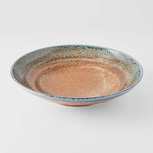 Earth & Sky Flat Serving Bowl