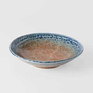 Earth & Sky Large Shallow Bowl