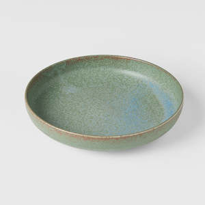 Kitchenware: Green Fade High Rim Plate