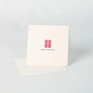 Double Happiness Greeting Card