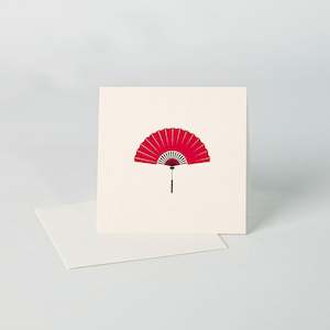 Fan Greeting Card