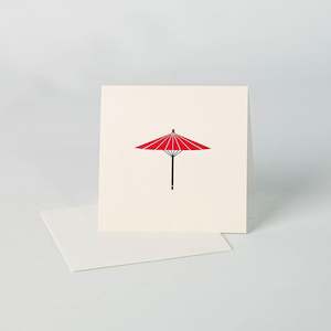 Umbrella Greeting Card