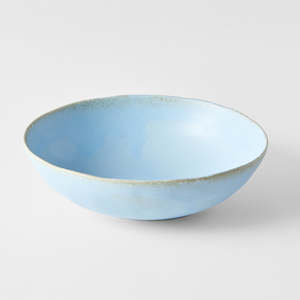 Soda Blue Medium Oval Bowl