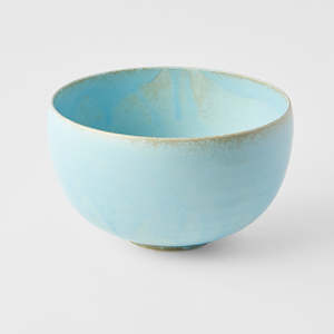 Soda Blue Large U Shape Bowl