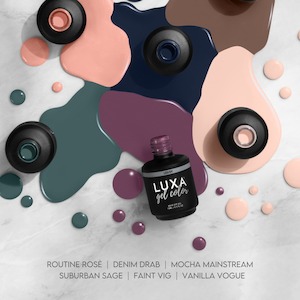 Luxa Vita de Luxa Collection - 6pcs with Free Painted Swatch Sticks