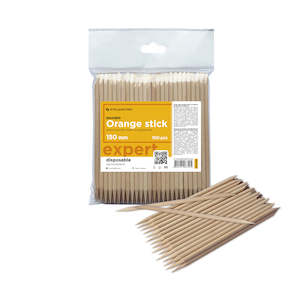 Manicure: Staleks Disposable Orange Wood Sticks - Long