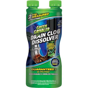 Green Gobbler Drain Clog Dissolver 916ml