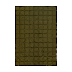 Olive Green Sustainable Down - Puffy Blanket