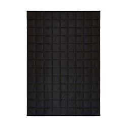 Bed: Midnight Black Sustainable Down - Puffy Blanket