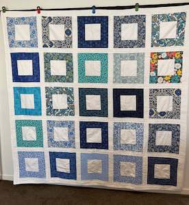 Lap Quilt "Deep Blue"