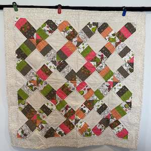 Floor Quilt "Peaches and Cream"