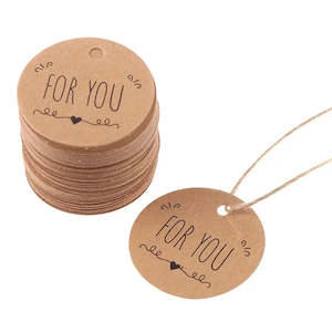 FOR YOU gift tags x 20