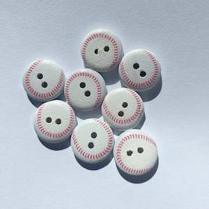 "Cricket" wooden buttons