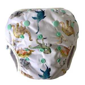 Bear & Moo Dinos Swim Nappy