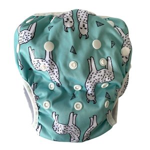 Bear & Moo No Prob-Llama Swim Nappy