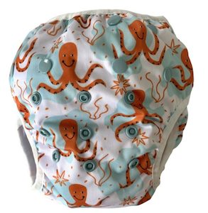 Bear & Moo Octopus Swim Nappy