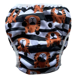 Bear & Moo Tiger Stripes Swim Nappy