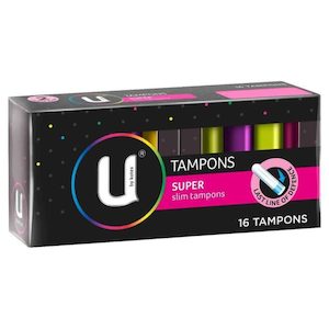 U By Kotex Slim Tampons Super 16pk