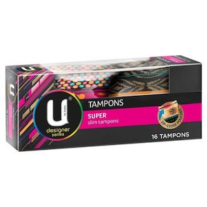 U By Kotex Designer Tampons Super