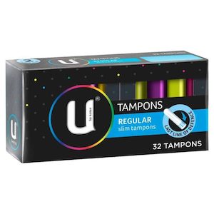 U By Kotex Tampons Regular 32s