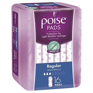 Poise Pads Regular 16s