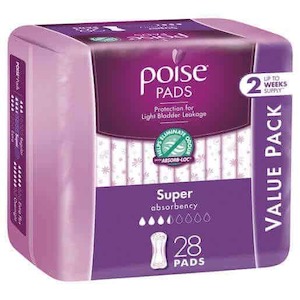 Poise Pads Super 28s Value Pack