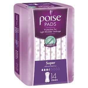 Baby wear: Poise Pads Super 14s