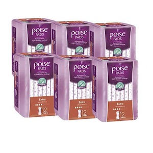 Baby wear: Poise Pads Extra 12s – Shipper