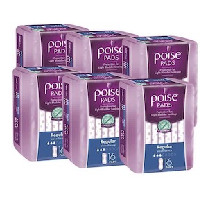 Poise Pads Regular 16s – Shipper