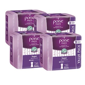 Poise Pads Super 28s Value Pack – Shipper