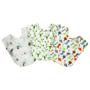 Baby wear: Silly Billyz – Wipe Clean Nylon Pocket Bib 3pk